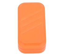 Naroote 3 Layer Metal Push Card Slider, Robust Fiberglass Decompression Toy with Mechanical Feel for Adults Kids, Meditation Time Management (Orange)