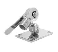 Naroote 38mm Adjustable VHF Antenna Mount, Durable Marine Base for Aerial Installation, 316 Stainless Steel Construction, Perfect for Boat Accessories