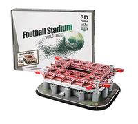 Naroote 3D Football Field Model Puzzle Game Building Set for Adults and Kids DIY Decoration 105Pcs Stadium for Cultivating Imagination and Logical Thinking Bedroom Office Decor (Assorted Color #78)
