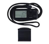 Naroote 3D Pedometer for Walking, Simple Step Counter with Detachable Clip, Strap & Backlight Screen, Low Battery Detection, 7 Days Memory, for Men Women Kids Adults Seniors