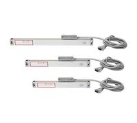 Naroote 3Pcs Linear Scale Digital Readout Encoder, JC800 High Precision 5um Resolution DRO System, for CNC Machine Tools Aluminum Alloy Profile (Stroke 0-200mm 0-300mm 0-700mm)
