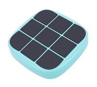 Naroote 4 In 1 Portable Travel Electronic Puzzle Game with 5 Fun Brain Memory Games, Ideal Travel Toys for Thanksgiving, Easter, Stocking Stuffers, or Birthdays (Cyan)