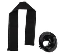 Naroote 48 Inch Zippered Rigging Sleeve Protector Black Trolling Motor Cable Organizer for Marine Applications Durable Design Universal Size