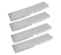 Naroote 4pcs Aluminum Gutter Valley Splash Guards Durable Rainwater Diverters for Home Roofing Systems