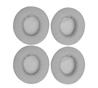 Naroote 4Pcs Headset Ear Pads Cushions Soft Protein Leather Replacement for X Headphones Enhanced Comfort and Sound Isolation (Gray)