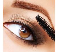 Naroote 50pcs Eyelash Brush Set, Disposable Mini Spiral Flexible Extension Makeup Brushes, Artificial Fiber Plastic Brow Styling Tool with Precise Application, Ideal for Eyelash & (Gold Wand Black