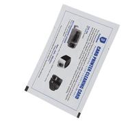 Naroote 50Pcs Reader Cleaner Cards, Credit Card Cleaner, PVC Cards with Effective Design, Ideal for ATM Machines & Printers, 54x86mm