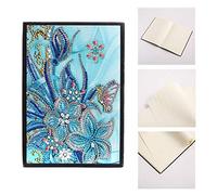 Naroote 5D Notebook & Flower Pattern for DIY Art Projects Travel Study and Diary Use 50 Pages