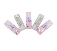 Naroote 5pcs Empty Lip Balm Container Tubes for DIY Lipstick and Lip Gloss Travel Accessories Lightweight ABS