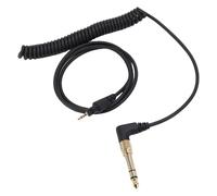 Naroote 6.35mm Adapter Headphone Cable, 3.5mm Stereo Plug to 6.35mm Conversion Plug, OFC Wire Tangling Proof Spring Sound Cable for HDJ CUE1BT X5 X7 S7