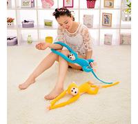 Naroote 60 Cm Long Arm Monkey Soft Toys Animal Doll, Bright Colors for Baby's Color Cognition, Very Soft and Comfortable Material (Yellow)