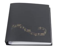 Naroote 60 Page PP Binder Music Sheet Folder, Writable Lay Flat Design Folder, Piano Players Sheet for Bands, School Choirs & Musicians