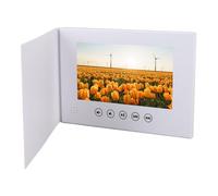 Naroote 7 Inch Video Greeting Card, Electronic LCD Screen Digital Brochure with Built in Speaker for Wedding Decorations Corporate Holiday Celebrations