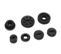 Naroote 7PCS RC Metal Gear Set for Yikong YK4082 YK4102 YK4103 Smooth Transmission Replacement for Absima Sherpa 1/10 Model Steel Durable