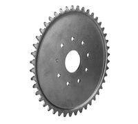 Naroote 9 Hole 44 Tooth Durable Chain Sprocket for Smooth Chain Drive - Perfectly Fit for 49cc 66cc 80cc Engine Motorized Bicycle, Iron