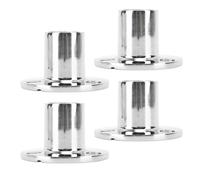 Naroote 90 Degree Hand Rail Round Base for Marine Boats Yachts, 1 Inch, 4 | Saltwater Resistant, 316 Stainless Steel, Deck Hardware Fitting for Sailboats & Pontoons