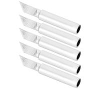 Naroote 900M-T Soldering Iron Tips Set, Durable Electric Soldering Iron Bits for Lead-Free Welding, Ideal for Circuit Boards and Electronic Components, 5-Piece Copper Kit