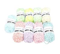 Naroote 9PCS Glow in The Dark Yarn, 50m Soft & Comfortable Crochet Yarn with Dual Color Effect, Great Flexibility, Cool Knitting Accessories, Ideal for Sweaters, Mittens, Socks