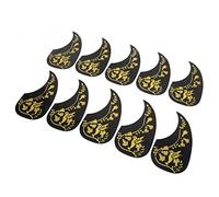 Naroote Acoustic Guitar Shield, Morning Glory Standard Acoustic Guitar Shield Easy to Use for Protection (Gold)