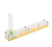 Naroote Acrylic Breeding Box with Water Tower, Compact Farm for Enthusiasts, Transparent Size 5.5x0.9x3in (#2)