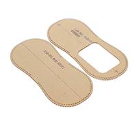 Naroote Acrylic Coin Purse Template Durable & Transparent Tool for Hand-Made Wallet, 2Pcs Acrylic Template for Leather, Suitable for Crafters