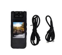 Naroote Action Camera, 4k HD Portable Action Camera with 1.3in Screen, Back Clamp, 180° Rotation and Wifi Transmit Function, Handheld Vlogging Devices for Cycling Sport Travel