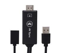 Naroote Adapter Cable Screen Mirroring, High-Definition 1920 X 1080P Video Conversion for Watching Movies on TV, Sturdy and Durable Material, Perfect for and IOS Users, 1 Piece