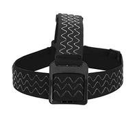 Naroote Adjustable Durable Camera Headband Strap for Action Sport Camera Mounting Plate Size 2.2"x2.4" for Hands-Free, Black Nylon Material, Suitable for Most People