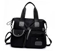 Naroote Adjustable Single Shoulder Travel Bag Fine Workmanship Nylon Hand Travel Bag for Mummy Lady, Multi Pocket Design Fashionable Nylon, Perfect for Organizing, Ideal for Travelers (One Size)