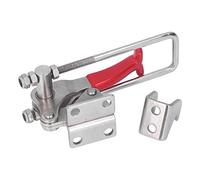 Naroote Adjustable Toggle Clamp with 318kg Clamping Force for Woodworking and Mechanical Operations, Stainless Steel, 1 Unit
