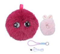 Naroote AI Intelligent Plush Toy, Interactive Robot Dog with Real Time Voice Interaction Multilingual Dialogue, Emotion Recognition, Voice Cloning, for Kids Age 3 4 5 6 (Rose Red (Friday))