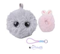 Naroote AI Intelligent Plush Toy, Interactive Robot Dog with Real Time Voice Interaction Multilingual Dialogue, Emotion Recognition, Voice Cloning, for Kids Age 3 4 5 6 (Gray (Tuesday))