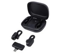 Naroote AI Noise Reduction Wireless Microphone, 80dB Signal to Noise Ratio 48KHz Sampling Rate 24Bit Depth Crystal Clear Voice, with Magnetic Lapel Mic, for Live Streaming