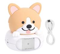 Naroote Ai Robot Pets for Kids, Interactive Electronic Companion with Voice Commands, LED Night Light, Kid Lock Mode, Cute Ai Learning Chating Robot for House, Bedside, Bedroom (Dog)