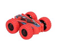 Naroote All-Wheel Drive Stunt Car, Safe Double-Sided Flip-in Fertility Car, Endless Fun for The Interior for Children (Red)