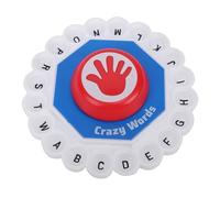 Naroote Alphabet Board Game, Press and Play Family Word Recognition Learning Toy, Colorful Tiles Game with Silicone Mat, Ideal for Kids Ages 3 and Up (Blue)