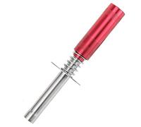 Naroote Aluminum Alloy Glow Plug Igniter, RC Accessory with AA Battery Power Supply, HSP 80103 Compatible Igniter for RC Oil Trucks, Ideal for Vehicle Maintenance (Red)