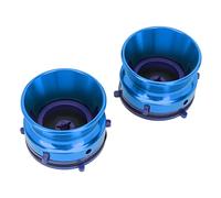 Naroote Aluminum Alloy NAB Bushing Adapters Easy Installation 10 Inch Opener Loose 1 Pair for Reel to Reel Tape Recorder (Blue)
