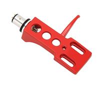 Naroote Aluminum Alloy Turntable Headshell Mount Stylus Needle Holder for Phono, Premium Material for High End Machines (Red)