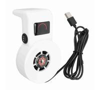 Naroote Aquarium Cooling Fan Compact Design USB Powered Quiet Operation for Fish Tanks 70x65x115mm 1 Unit (White)