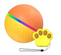 Naroote Automatic Ball Dual Mode Design Jolly Ball for Pets Trigger Automatic Obstacle Avoidance Convenient Charging for Dogs and Cats (Remote Control)