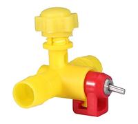 Naroote Automatic Chicken Feeder Nipples 10pcs Durable Plastic Watering Dispenser for Poultry Easy Install