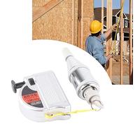Naroote Automatic Plumb Bob with Strong Magnet for Wood and Masonry Walls, Adjustable Ranging Measuring Tool for Construction Workers (#1)