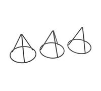Naroote Avocado Pit Starter Rack 3pcs Durable Triangular Metal Bracket for 3.4" Wide Mouth Jars Stylish Kitchen Decor