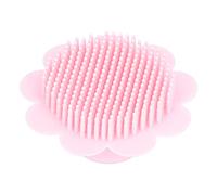 Naroote Baby Bath Brush, Baby Scalp Scrubber Silicone Massage Brush Silicone Scrubbers Exfoliator Comb Shower Soft for Above 6 Months Old (Pink)