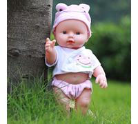 Naroote Baby Doll, Soft and Soothing Baby Doll, Rotating Dress for Children to Accompany (Pink #03)