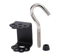 Naroote Backpack on The Backpack Hook, Portable Washing Icons from The Silicone of The Table Assembly Bag to The Bedroom of The School Office (Black)