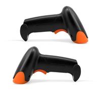 Naroote Barcode Scanner, Barcode Scanner Wireless 2D with USB Interface Qr Code for Supermarket Cashier Mobile Payment Warehouse Inventory (USB & 2.4G & BT Connect)