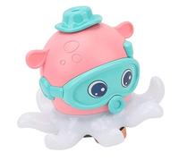 Naroote Bath Toy, Rolling Ball Blowing in The Shape of Octopus, Educational Toy for The House for Boys (Pink)