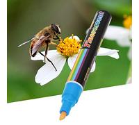 Naroote Bee Queen Marker Pen Durable Water Based Paint Tool for Easy Detection of New Queen, 8 Colors for Beekeepers, Plastic/13.5cm/1pc (Blue)